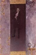 Gustav Klimt Portrat des Schauspielers Josef Lewinsky als Carlos oil on canvas